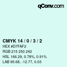 Color code: CMYK 14 / 0 / 3 / 2 | qconv.com