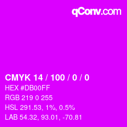 Color code: CMYK 14 / 100 / 0 / 0 | qconv.com