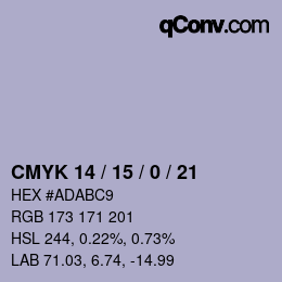 Color code: CMYK 14 / 15 / 0 / 21 | qconv.com