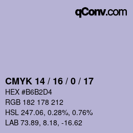 Color code: CMYK 14 / 16 / 0 / 17 | qconv.com