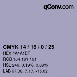 Color code: CMYK 14 / 16 / 0 / 25 | qconv.com