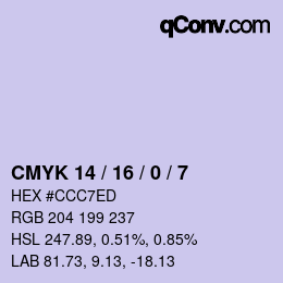 Color code: CMYK 14 / 16 / 0 / 7 | qconv.com