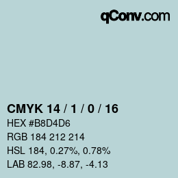 カラーコード: CMYK 14 / 1 / 0 / 16 | qconv.com