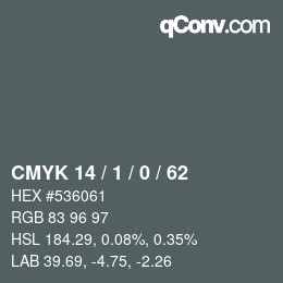 カラーコード: CMYK 14 / 1 / 0 / 62 | qconv.com