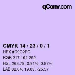 Color code: CMYK 14 / 23 / 0 / 1 | qconv.com