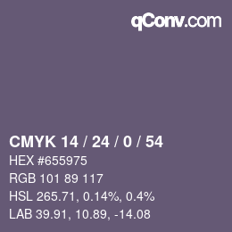 カラーコード: CMYK 14 / 24 / 0 / 54 | qconv.com