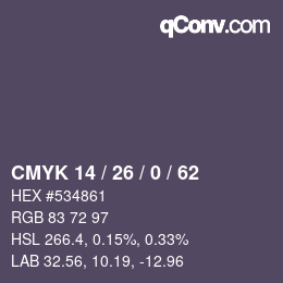 颜色代码: CMYK 14 / 26 / 0 / 62 | qconv.com