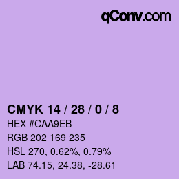 Código de color: CMYK 14 / 28 / 0 / 8 | qconv.com