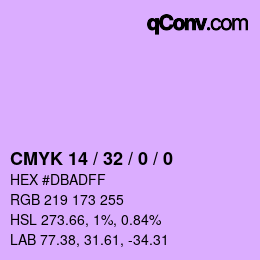 Color code: CMYK 14 / 32 / 0 / 0 | qconv.com