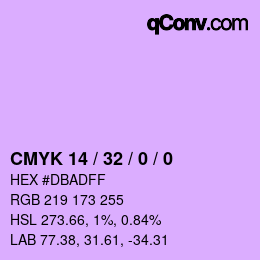 カラーコード: CMYK 14 / 32 / 0 / 0 | qconv.com