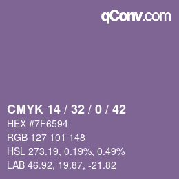 Código de color: CMYK 14 / 32 / 0 / 42 | qconv.com