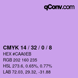 Color code: CMYK 14 / 32 / 0 / 8 | qconv.com