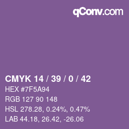 Código de color: CMYK 14 / 39 / 0 / 42 | qconv.com