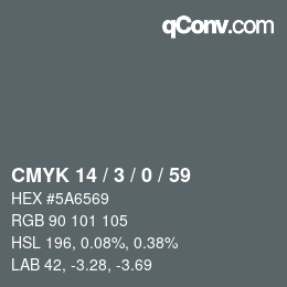 颜色代码: CMYK 14 / 3 / 0 / 59 | qconv.com