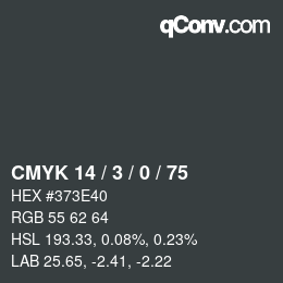 Color code: CMYK 14 / 3 / 0 / 75 | qconv.com