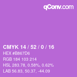Código de color: CMYK 14 / 52 / 0 / 16 | qconv.com