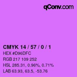 カラーコード: CMYK 14 / 57 / 0 / 1 | qconv.com