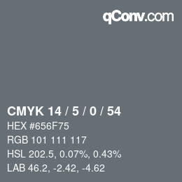 Color code: CMYK 14 / 5 / 0 / 54 | qconv.com