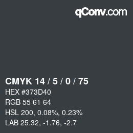 Color code: CMYK 14 / 5 / 0 / 75 | qconv.com