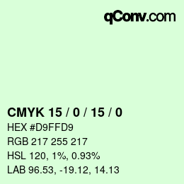 Color code: CMYK 15 / 0 / 15 / 0 | qconv.com