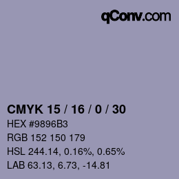 Código de color: CMYK 15 / 16 / 0 / 30 | qconv.com