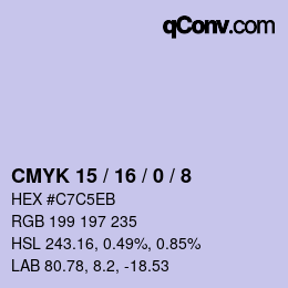 Color code: CMYK 15 / 16 / 0 / 8 | qconv.com