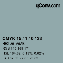 Color code: CMYK 15 / 1 / 0 / 33 | qconv.com