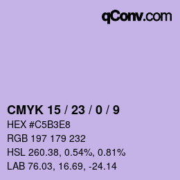 Color code: CMYK 15 / 23 / 0 / 9 | qconv.com