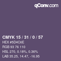 カラーコード: CMYK 15 / 31 / 0 / 57 | qconv.com