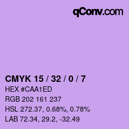 Color code: CMYK 15 / 32 / 0 / 7 | qconv.com