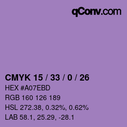 Color code: CMYK 15 / 33 / 0 / 26 | qconv.com