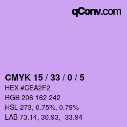 Color code: CMYK 15 / 33 / 0 / 5 | qconv.com