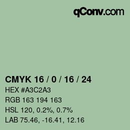 Color code: CMYK 16 / 0 / 16 / 24 | qconv.com