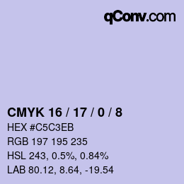 Color code: CMYK 16 / 17 / 0 / 8 | qconv.com