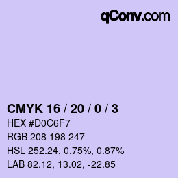 Color code: CMYK 16 / 20 / 0 / 3 | qconv.com