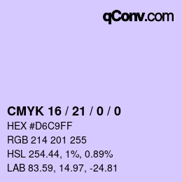 Color code: CMYK 16 / 21 / 0 / 0 | qconv.com