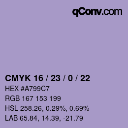 Color code: CMYK 16 / 23 / 0 / 22 | qconv.com