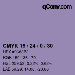 Color code: CMYK 16 / 24 / 0 / 30 | qconv.com