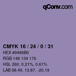 Color code: CMYK 16 / 24 / 0 / 31 | qconv.com