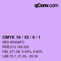 Color code: CMYK 16 / 33 / 0 / 1 | qconv.com