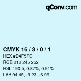 Color code: CMYK 16 / 3 / 0 / 1 | qconv.com