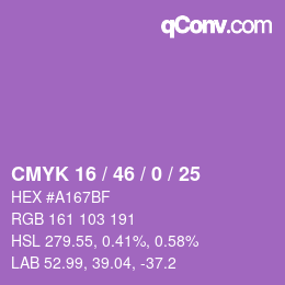 Código de color: CMYK 16 / 46 / 0 / 25 | qconv.com