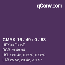 カラーコード: CMYK 16 / 49 / 0 / 63 | qconv.com