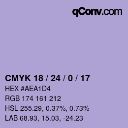 Color code: CMYK 18 / 24 / 0 / 17 | qconv.com