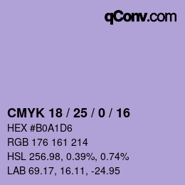 Código de color: CMYK 18 / 25 / 0 / 16 | qconv.com