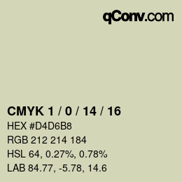 Color code: CMYK 1 / 0 / 14 / 16 | qconv.com