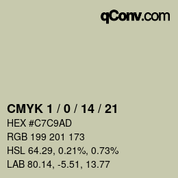 Color code: CMYK 1 / 0 / 14 / 21 | qconv.com