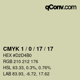 Color code: CMYK 1 / 0 / 17 / 17 | qconv.com