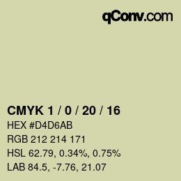 Color code: CMYK 1 / 0 / 20 / 16 | qconv.com
