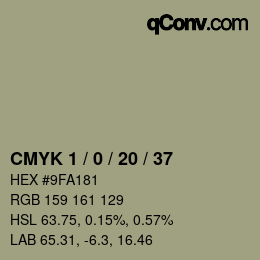 Color code: CMYK 1 / 0 / 20 / 37 | qconv.com